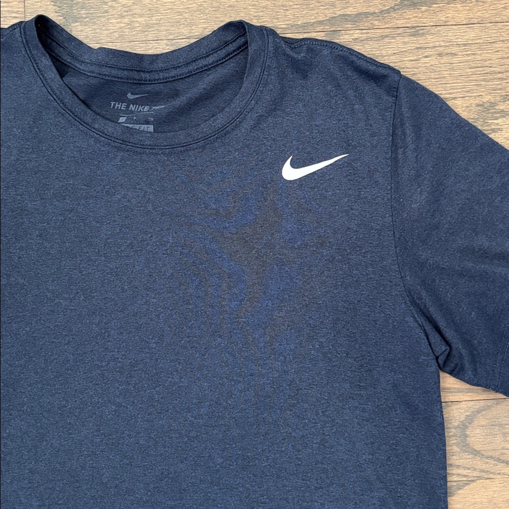 BOGO FREE Nike Men's Navy Dri-FIT Tee - Picture 6 of 8